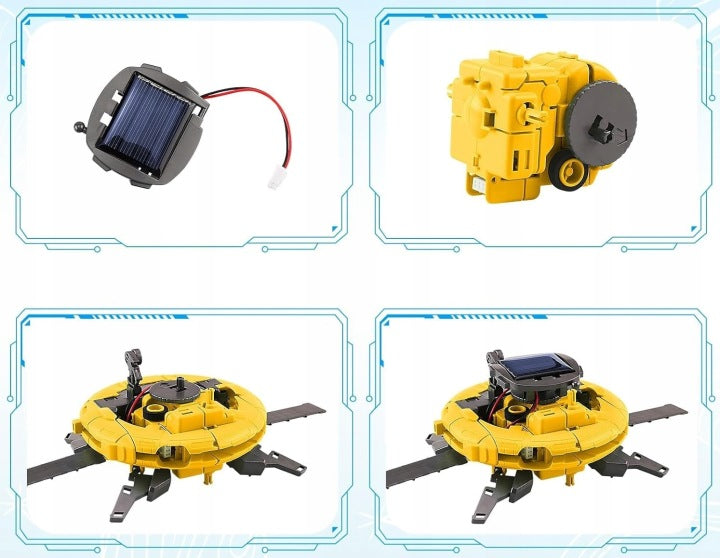 CREATIVE SOLAR ROBOT KIT 6IN1 EDUCATIONAL INTERACTIVE DIY Brand no brand