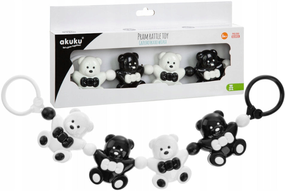 CRIB STROLLER PENDANT RATTLE SENSORS AKUKU Brand Akuku