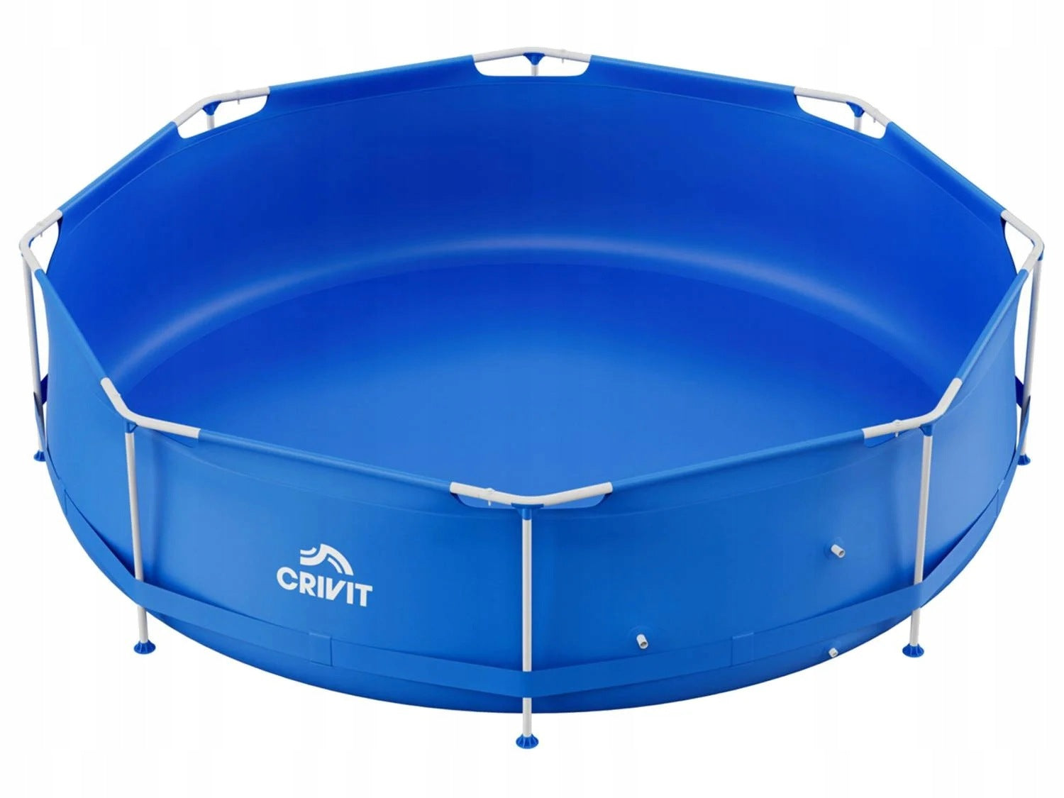CRIVIT Metal framed swimming pool Ø 300 x H 76 cm with filter pump Brand Crivit