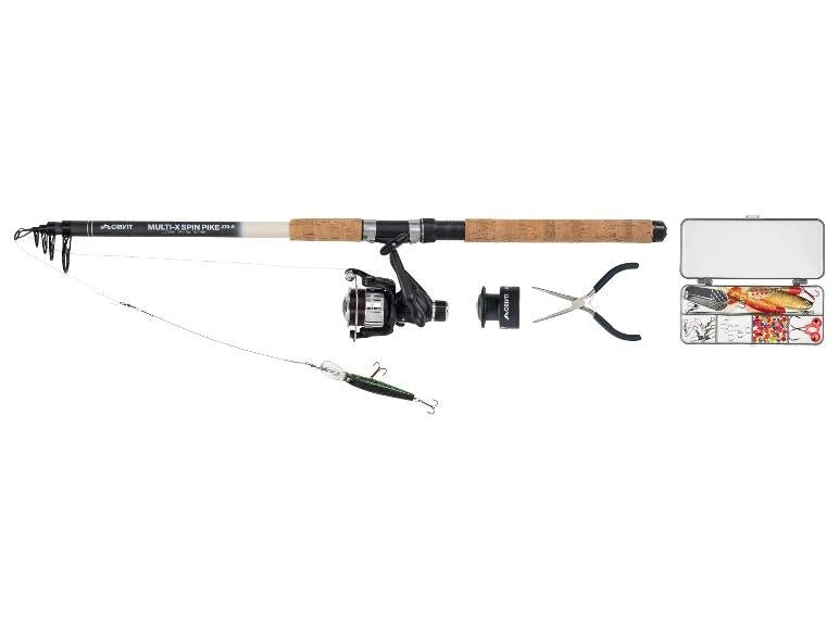 CRIVIT Spinning Fishing Kit 270