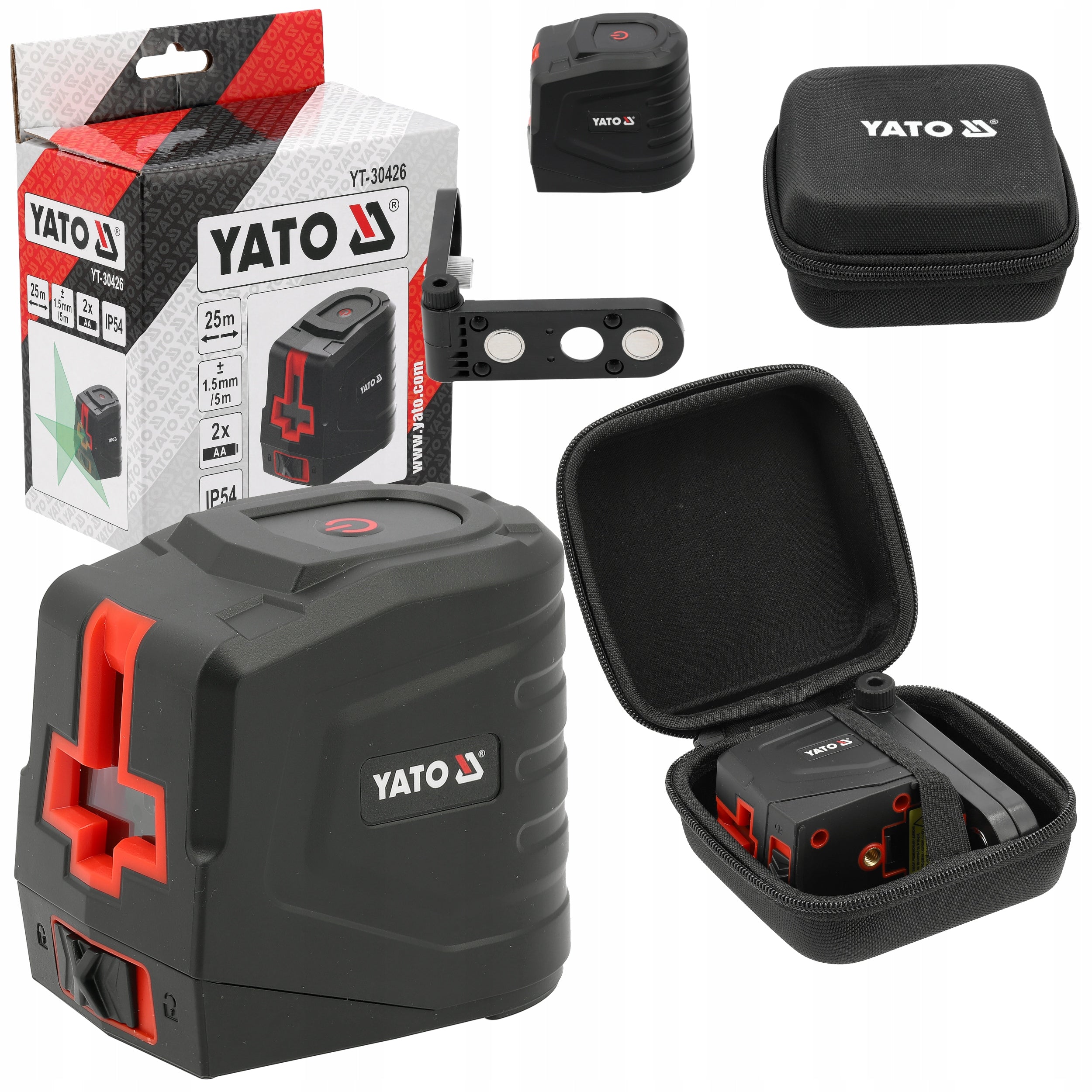 CROSS LASER SELF-LEVELING GREEN 25 METERS LASER LEVEL YATO