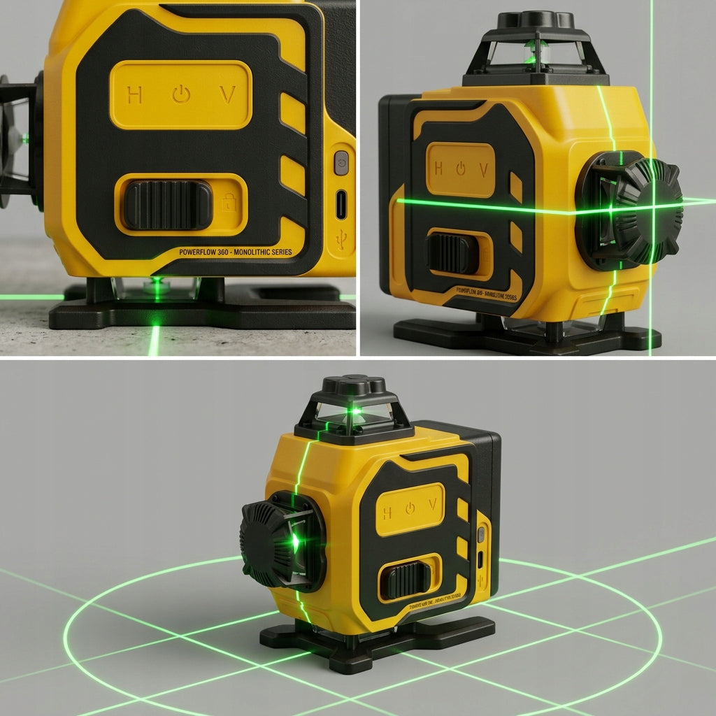 CROSS LASER STRONG LASER LEVEL WITH LCD 16 LINE 360 PRO Model LM-005-PRO
