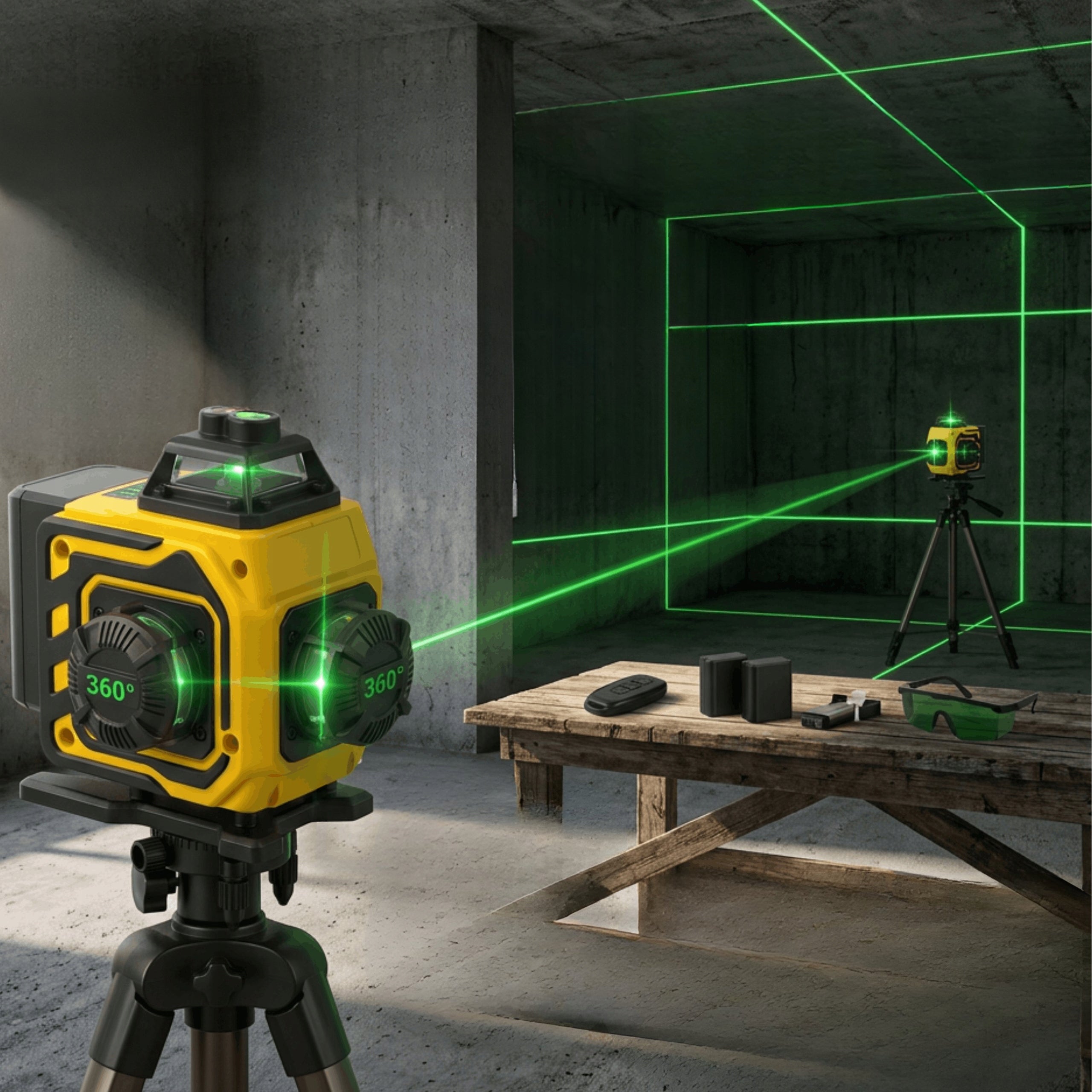 CROSS LASER STRONG LASER LEVEL WITH LCD 16 LINE 360 PRO Type cross-line