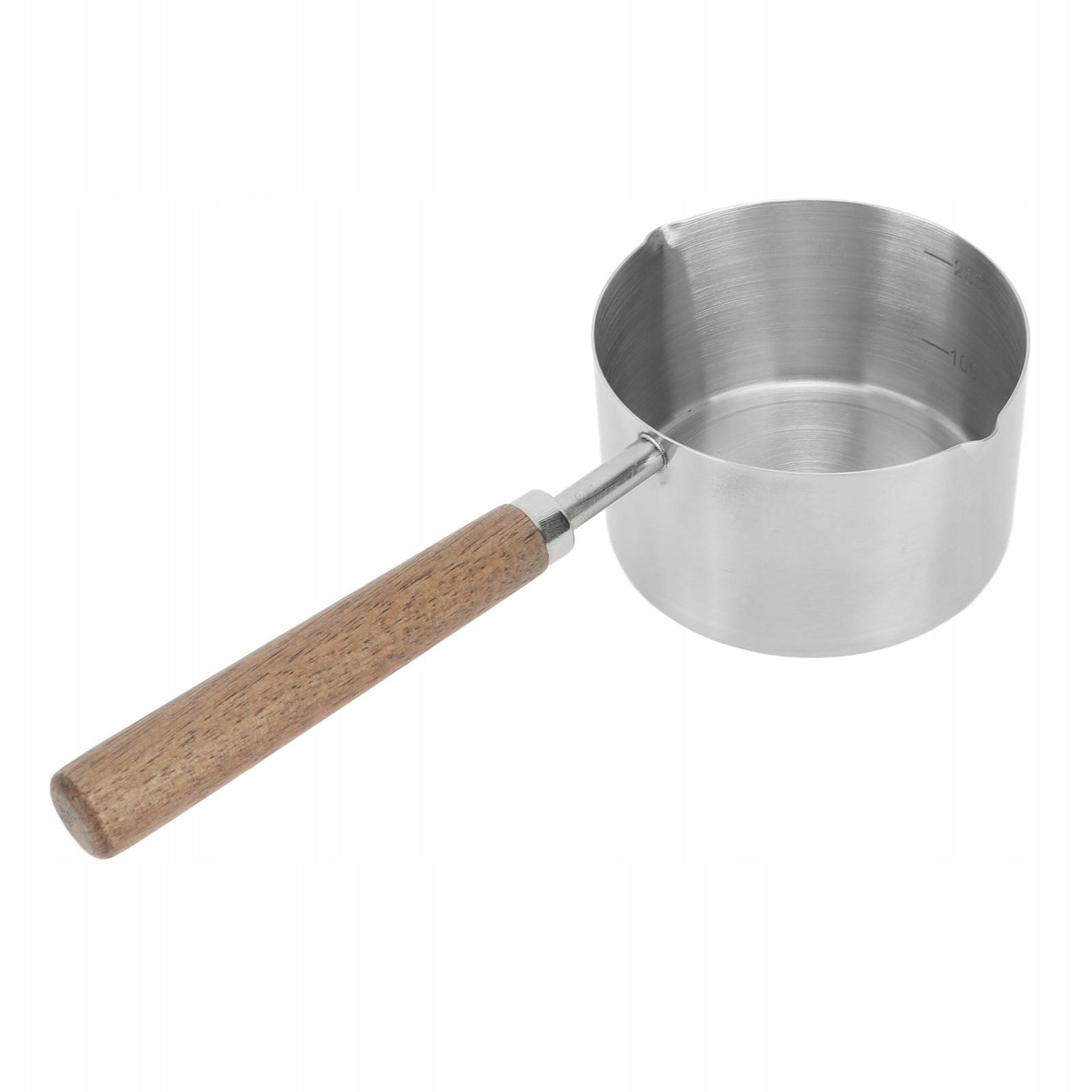 CRUCIBLE FOR HEATING BUTTER AND MILK STAINLESS STEEL 20.5x8 cm 200 ml Packaging status original