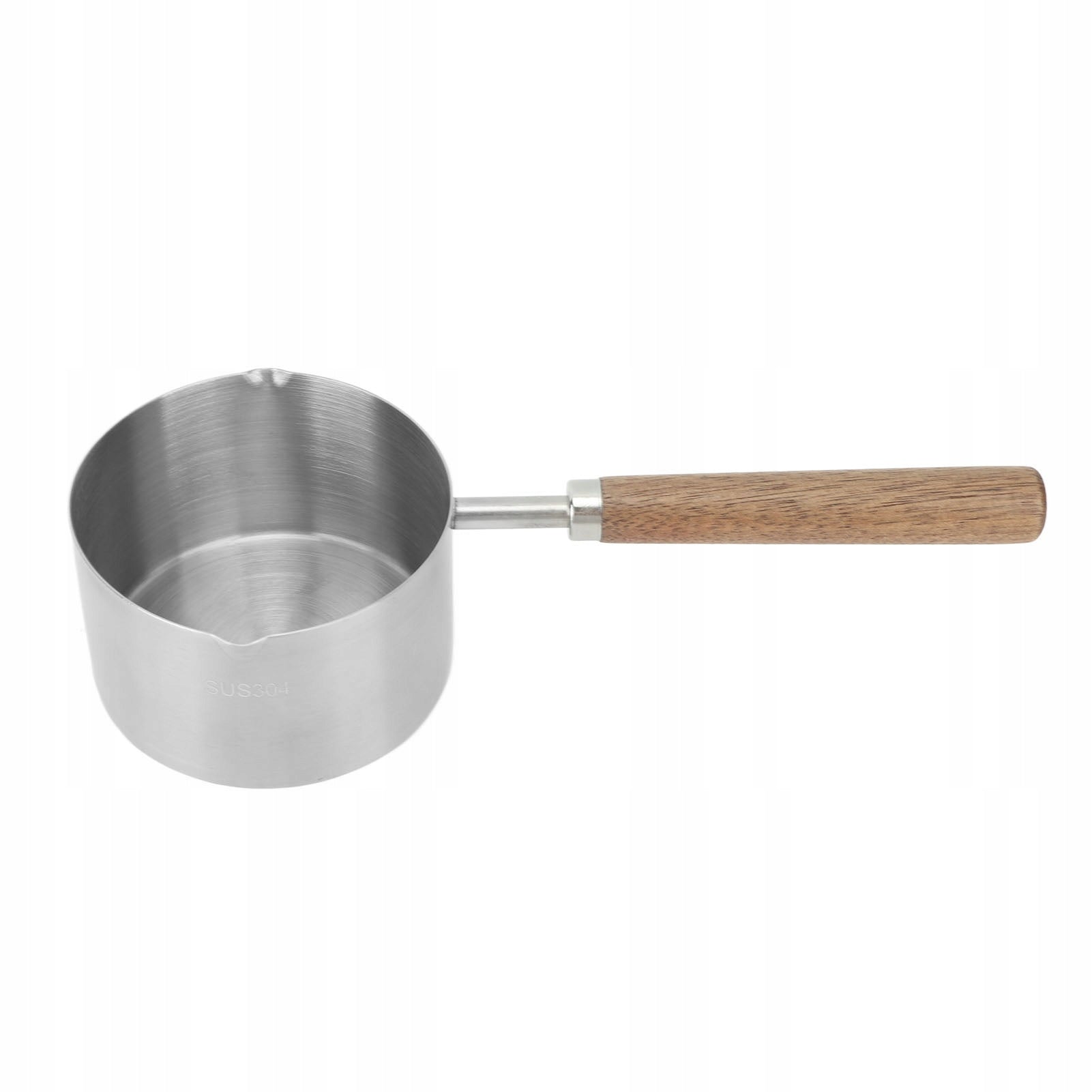 CRUCIBLE FOR HEATING BUTTER AND MILK STAINLESS STEEL 20.5x8 cm 200 ml