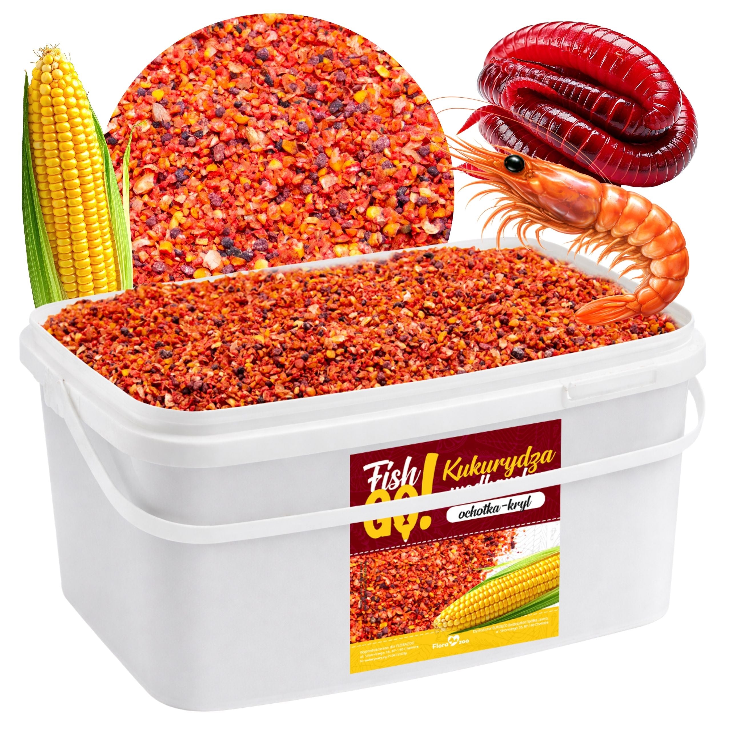 CRUMPLED CORN CROCHET KRILL THICK BAIT FISHING PELLETS FOR FISH