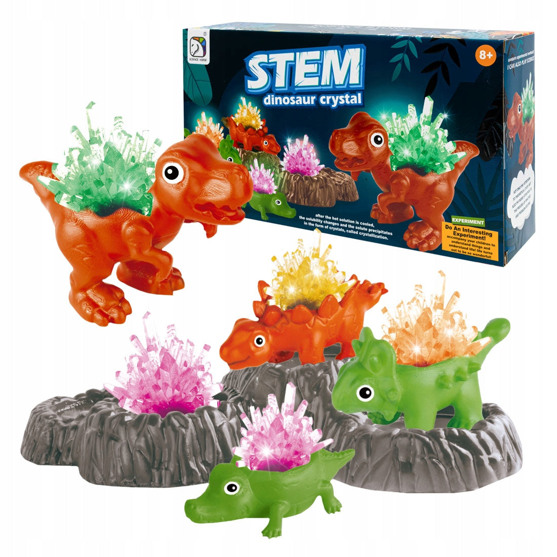CRYSTAL BREEDING DINOSAURS CRYSTALS SCIENTIFIC SET EXPERIMENTS CHEMIST
