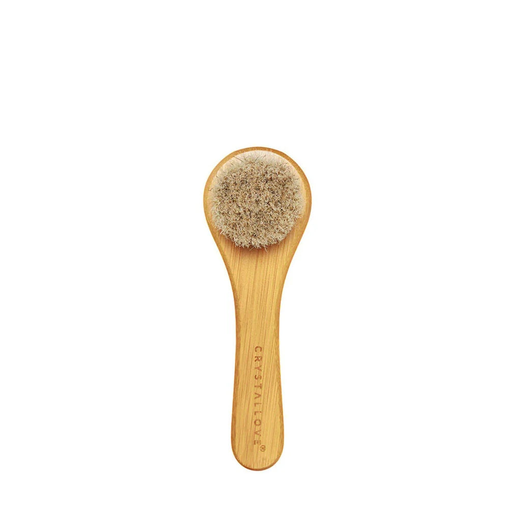 CRYSTALLOVE Bamboo brush for face, neck, neckline and bust massage Medical device no