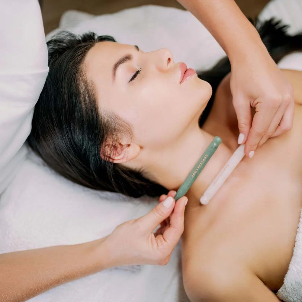 CRYSTALLOVE Point massager for aventurine reflexology Brand CRYSTALLOVE
