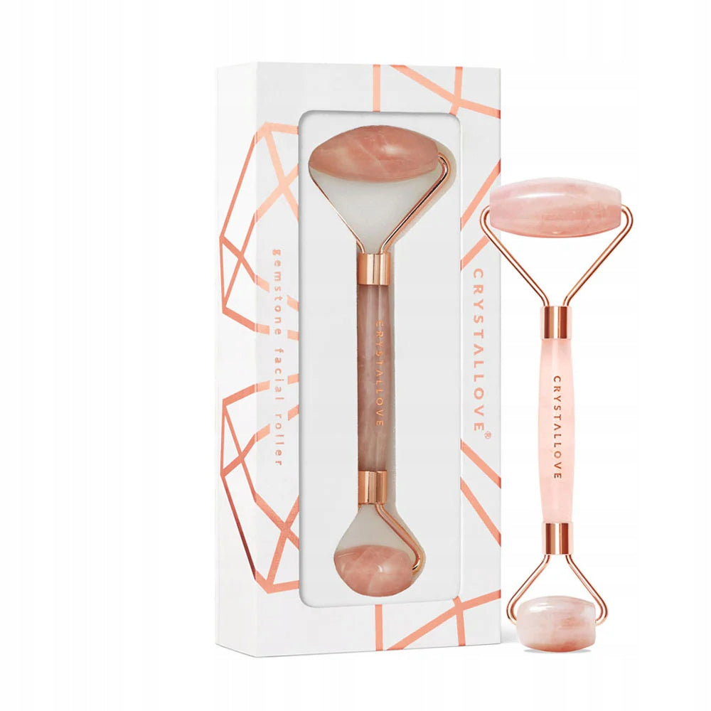 CRYSTALLOVE Rose Quartz Face Massager