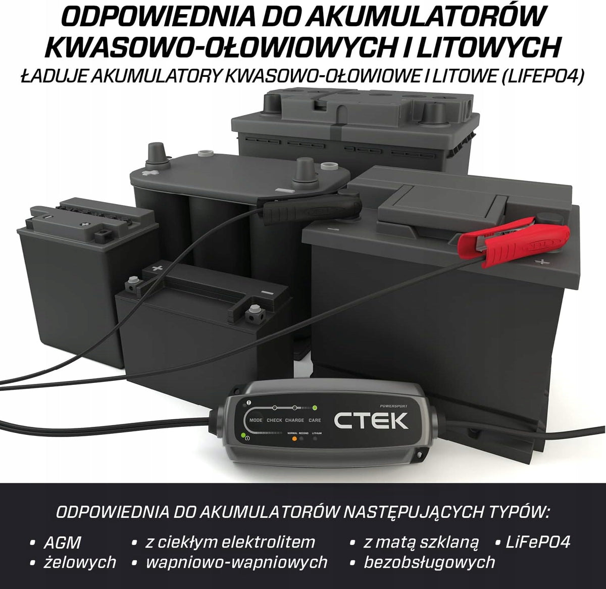 CTEK CT5 POWERSPORT 12V 40-310 LiFePO4 Manufacturer's catalog number 40-310