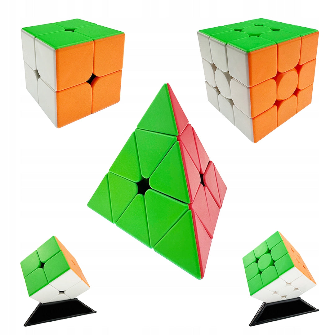 CUBE MoYu SET 2x2 3x3 Professional Pyramid