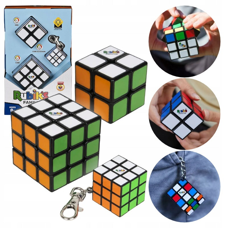 CUBE RUBIKA PUZZLE GAME FAMILY SET 3PCS PUZZLE ORIGINAL 3X3