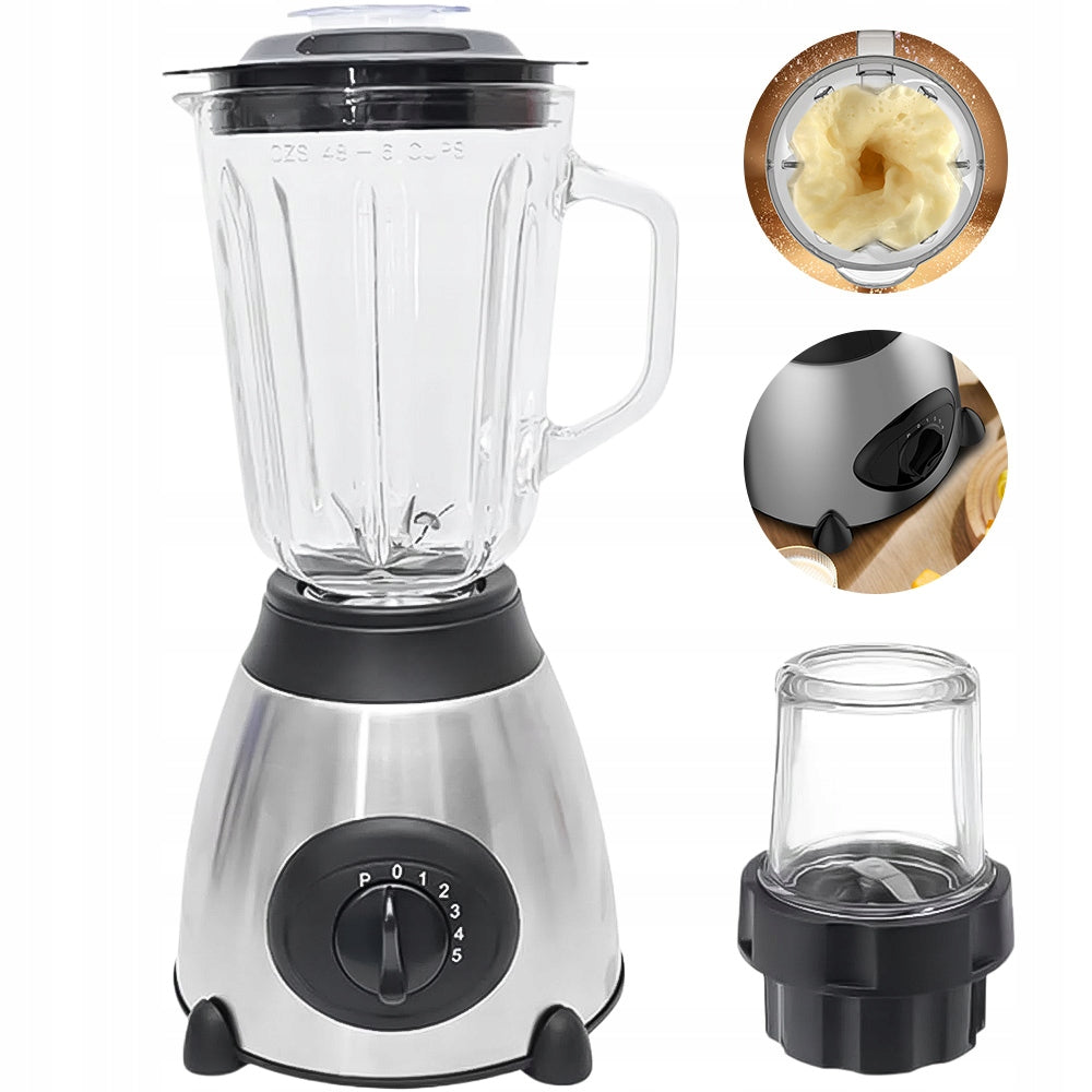 CUP BLENDER 1,5L MIXER 850W FOR SMOOTHIE ICE COCKTAILS POWERFUL 2IN1