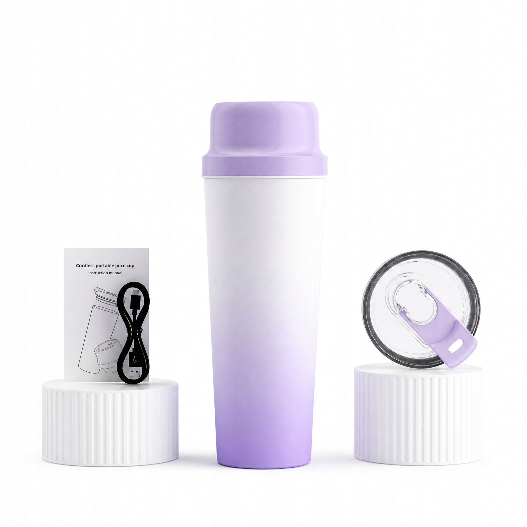CUP BLENDER PORTABLE WIRELESS THERMAL INSULATION 20-BLADE Packaging status original
