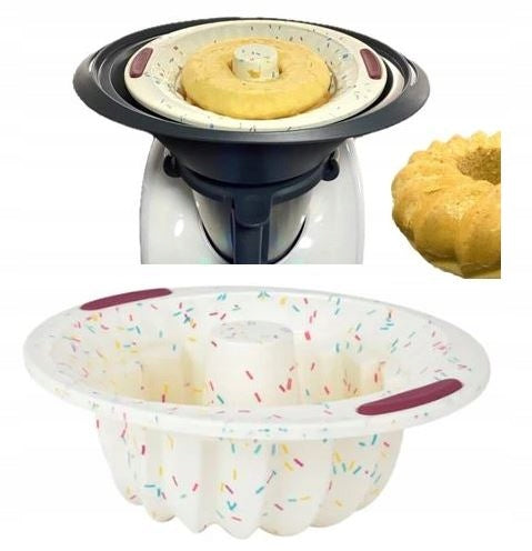 CUPCAKE MOLD for Thermomix TM6 TM5 SILICONE without stiffening CREAM