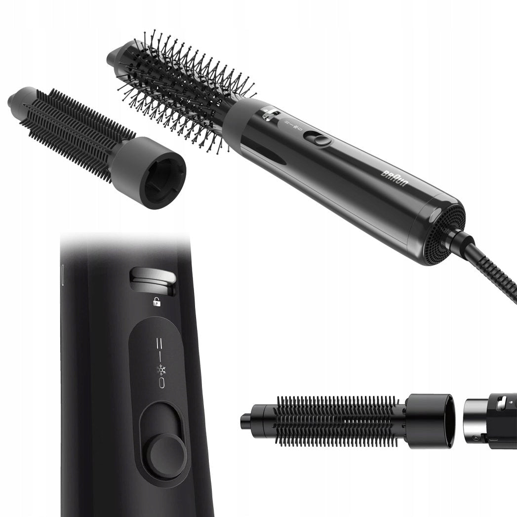 CURLER-DRYER BRAUN BRAS150E 300W 25MM BRUSH FOR SHORT HAIR