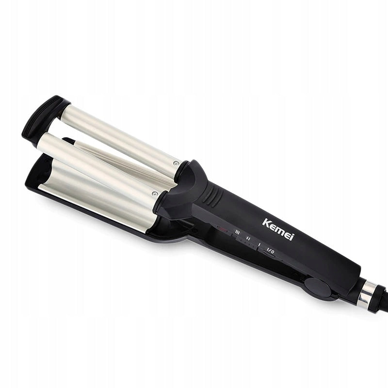 CURLING IRON CERAMIC HAIR INVERTER KEMEI Brand Kemei