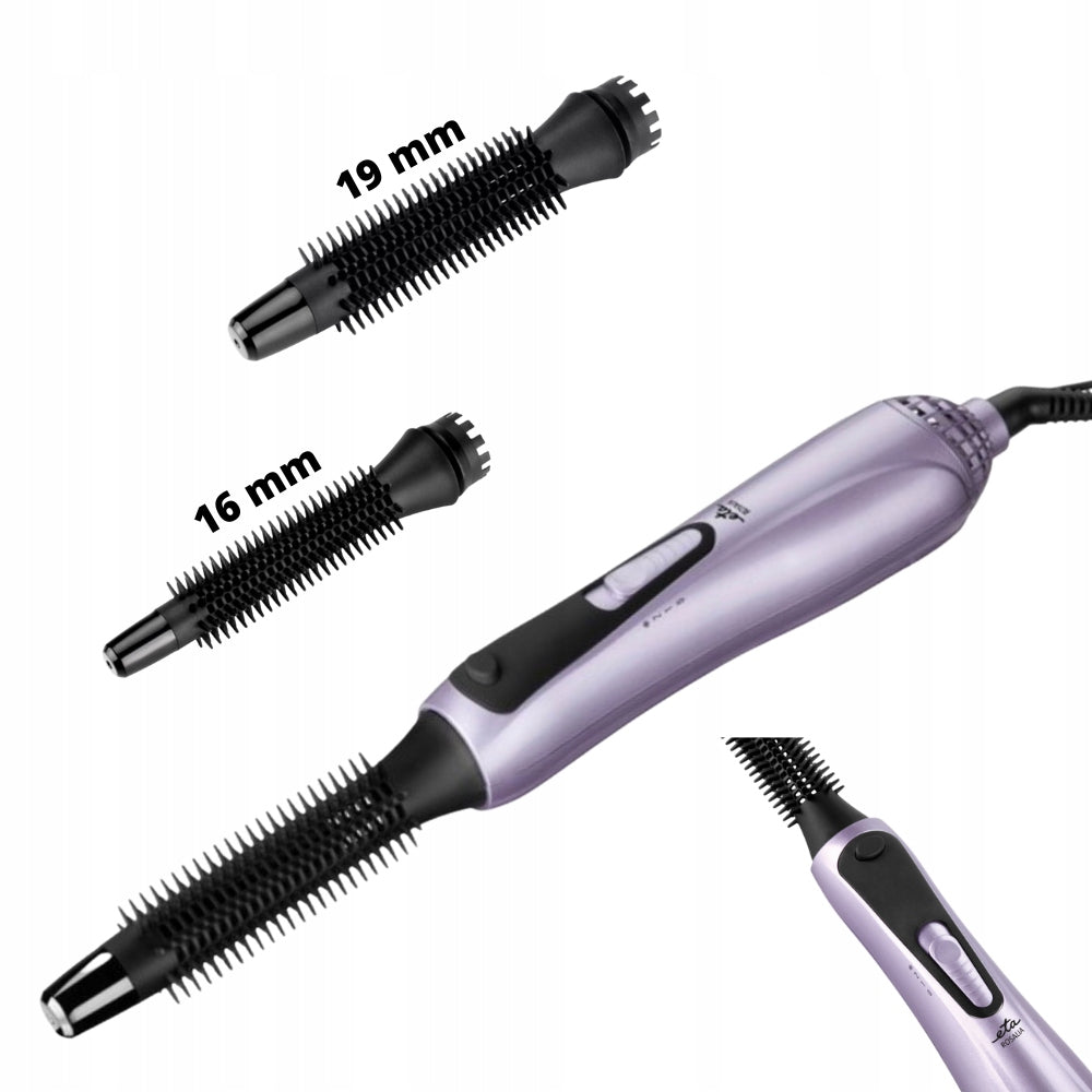 CURLING IRON-DRYER ETA ROSALIA 400W PURPLE RELIABLE TWO SIZES