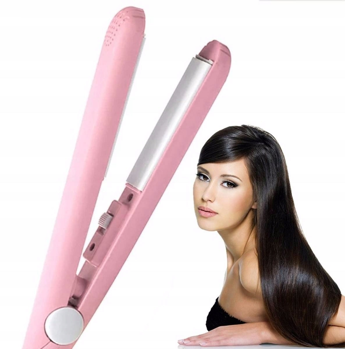 CURLING IRON HAIR STRAIGHTENER PORTABLE TOURIST HANDY INVERTER SMALL Packaging status original