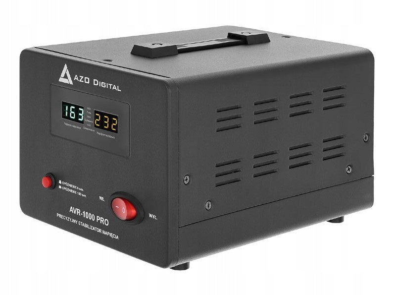 CURRENT VOLTAGE STABILIZER AVR 1000 PRO 1000W 3% AZO DIGITAL FOR GENERATOR