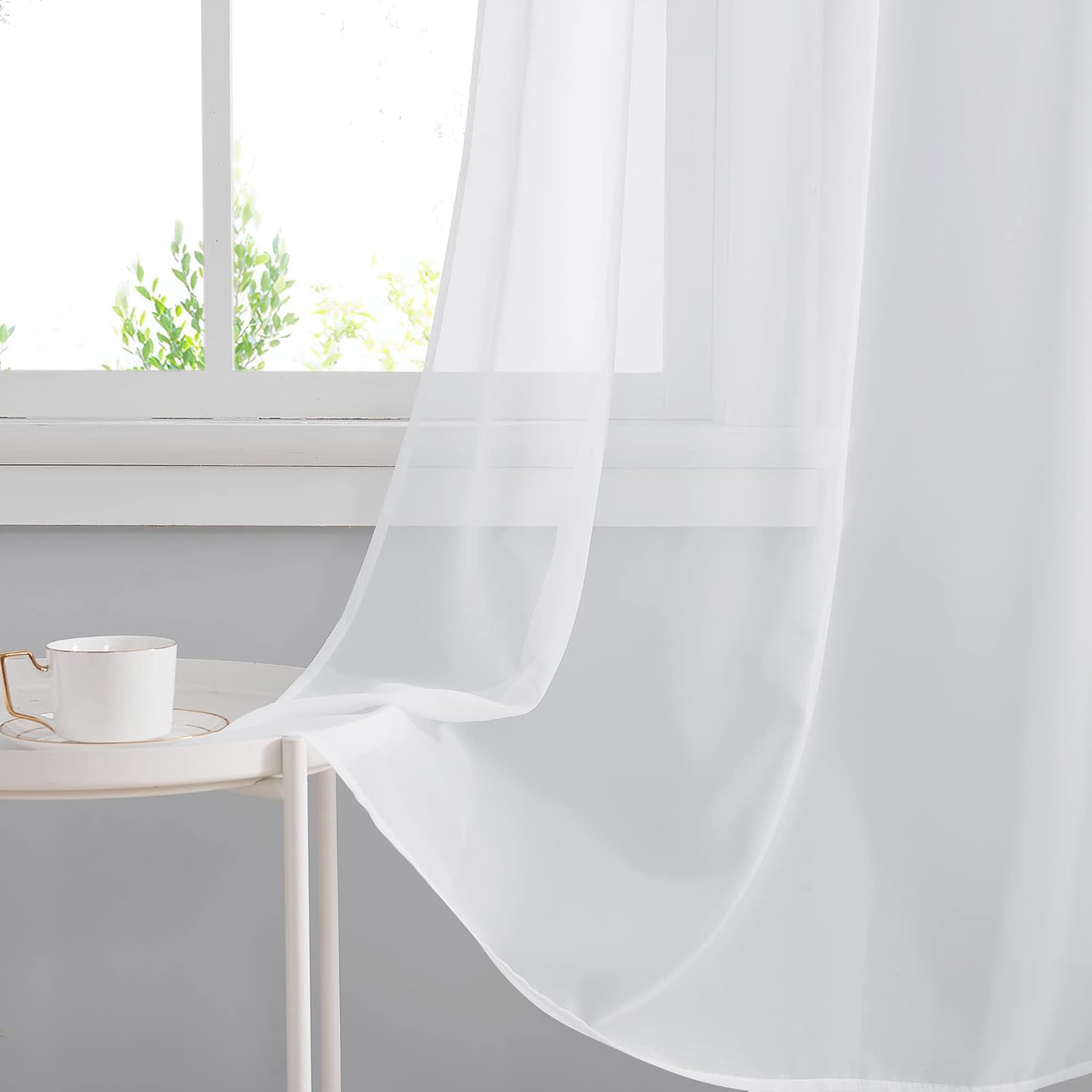 CURTAIN FOR TERRACE TRANSPARENT WATERPROOF 213X254 WHITE 1PCS Packaging status original