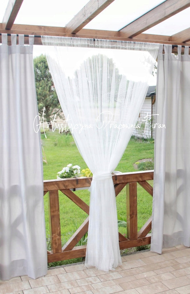 CURTAINS FOR TERRACE FOR GAZEBO OUTDOOR INSECT PROTECTION 280x300