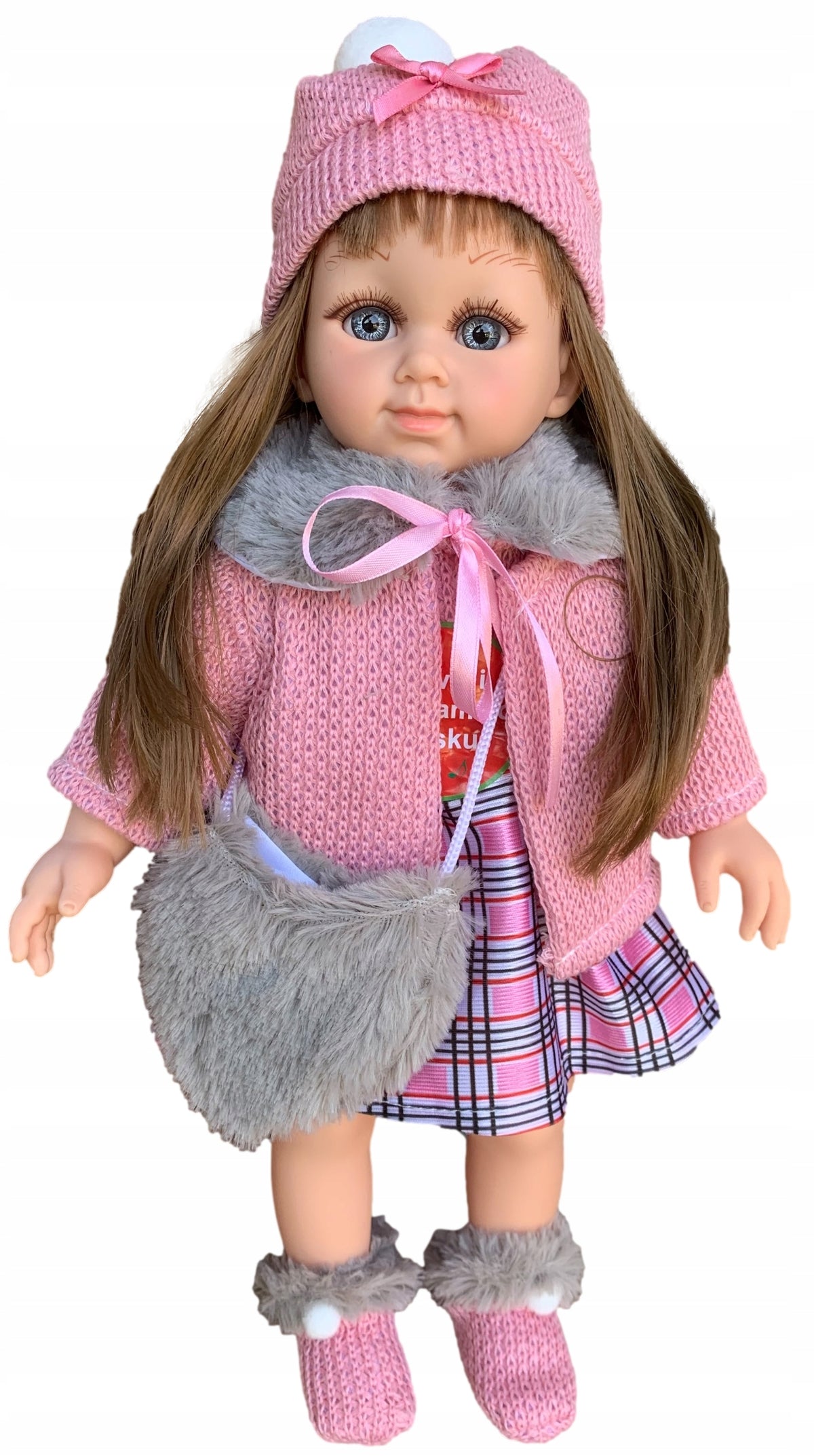 CUTE DOLL IN BABY BOX SAYS SINGS+BOTTLE ACCESSORIES Brand Gazelo Toys