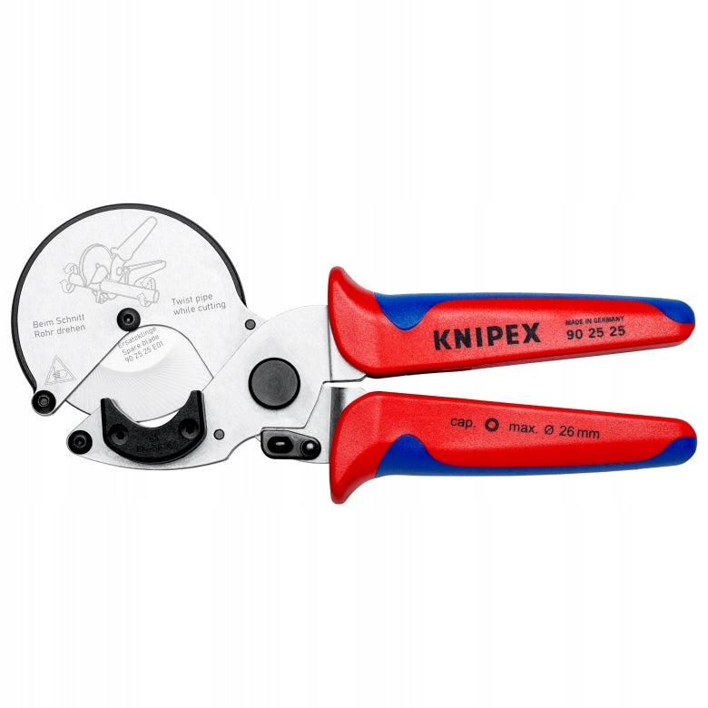 CUTTER FOR COMPOSITE AND PLASTIC PIPES KNIPEX Batteries included no