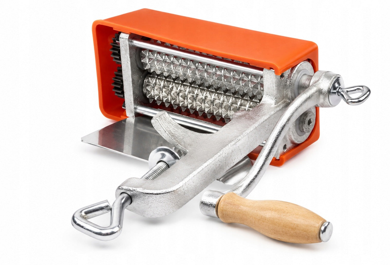 CUTTER HAND RAZOR FOR BREAKING MEAT CUTLET STEAK Rossner AUSTRIA Brand Rossner
