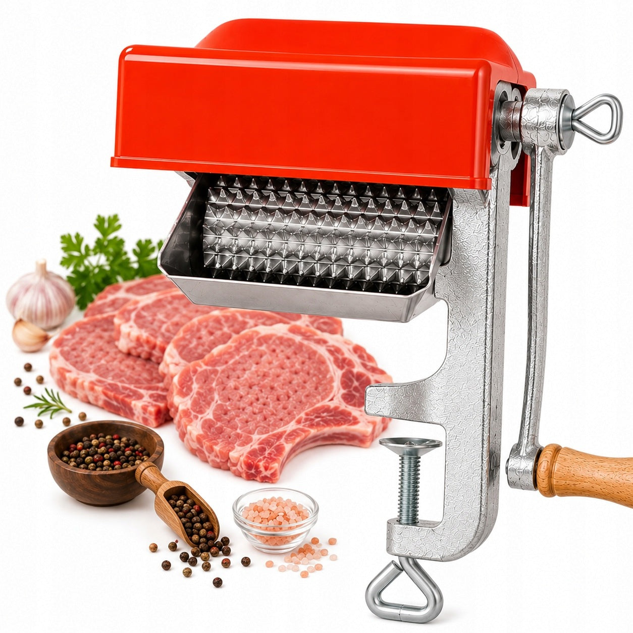 CUTTER HAND RAZOR FOR BREAKING MEAT CUTLET STEAK Rossner AUSTRIA