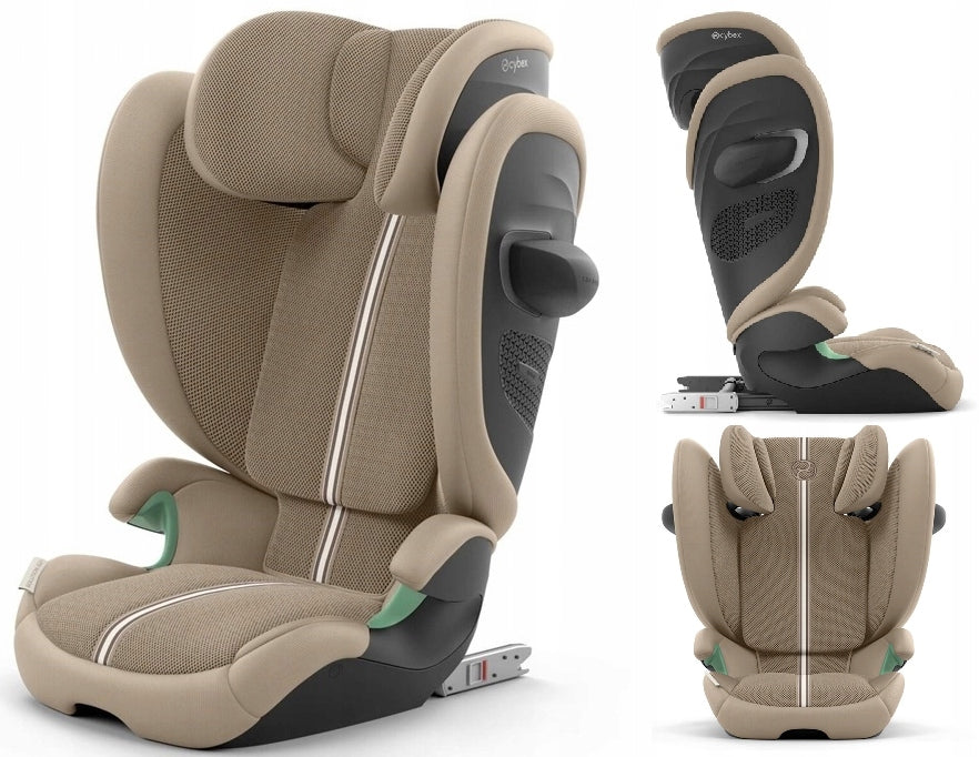 CYBEX SOLUTION G2 PLUS CAR SEAT FOLDING ALMOND BEIGE ISOFIX