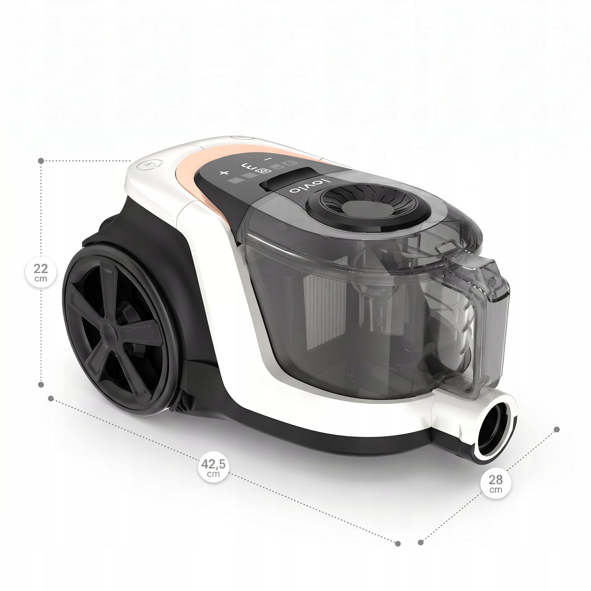 CYCLONE BAGLESS VACUUM CLEANER POWERFUL QUIET TURBO BRUSH HEPA 10in1 LVCVC004 Packaging status original