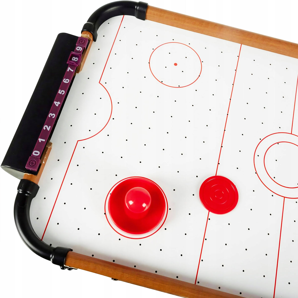 CYMBERGAJ AIR HOCKEY GAME TABLE AIR HOCKEY FOR KIDS GIFT GAME Manufacturer code Przenośny Drewniany ZABAWKA ZRĘCZNOŚCIOWA 2+2