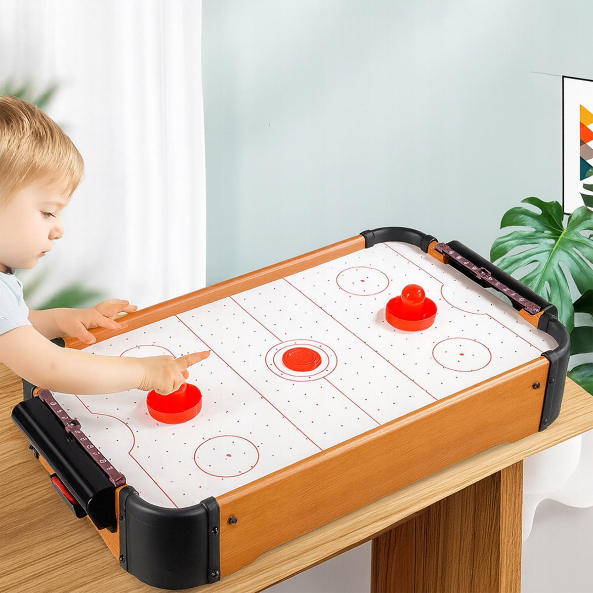 CYMBERGAJ AIR HOCKEY GAME TABLE AIR HOCKEY FOR KIDS GIFT GAME Packaging status original