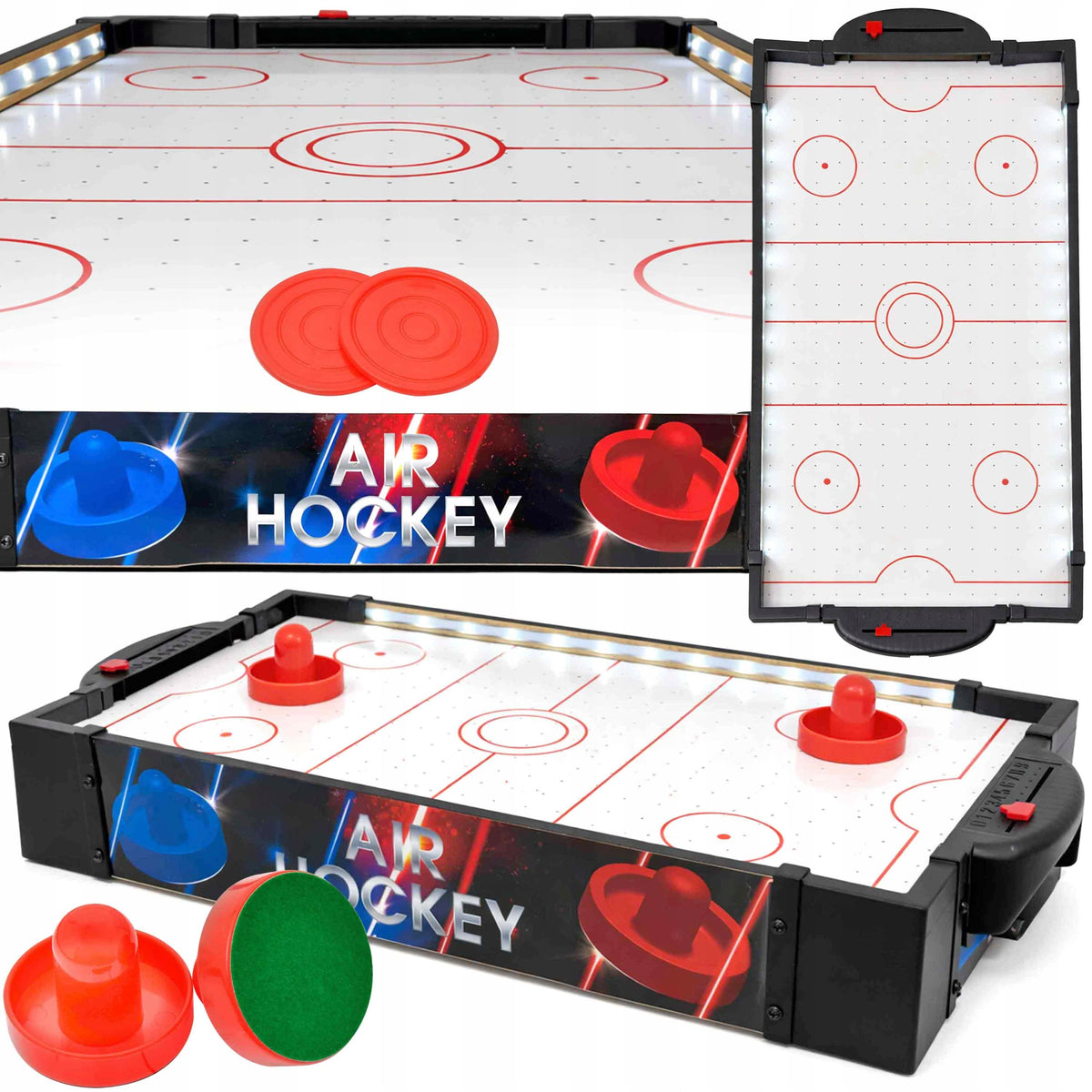 CYMBERGAJ AIR HOCKEY TABLE AIR HOCKEY FOR KIDS GAME 58CM XXL