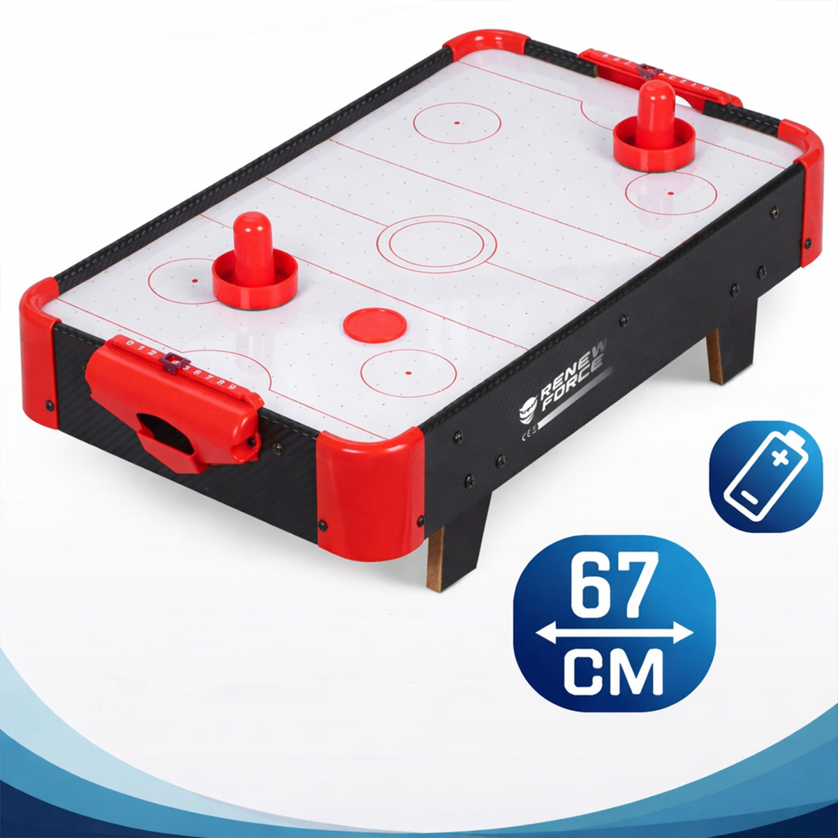 CYMBERGAJ AIR HOCKEY TABLE AIR HOCKEY FOR KIDS XXL + PUCKS Packaging status original