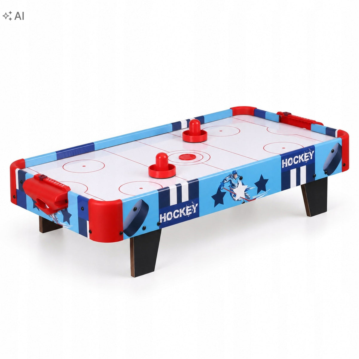 CYMBERGAJ TABLE AIR HOCKEY 75 CM AIR HOCKEY WITH BLOWING FOR CHILDREN