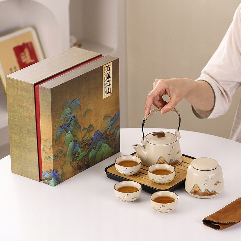 CZAJNIK DO HERBATY CHIŃSKI FILIŻANKI ZESTAW CERAMICZNY ZASTAWA JAPOŃSKA Manufacturer code 6978272310483
