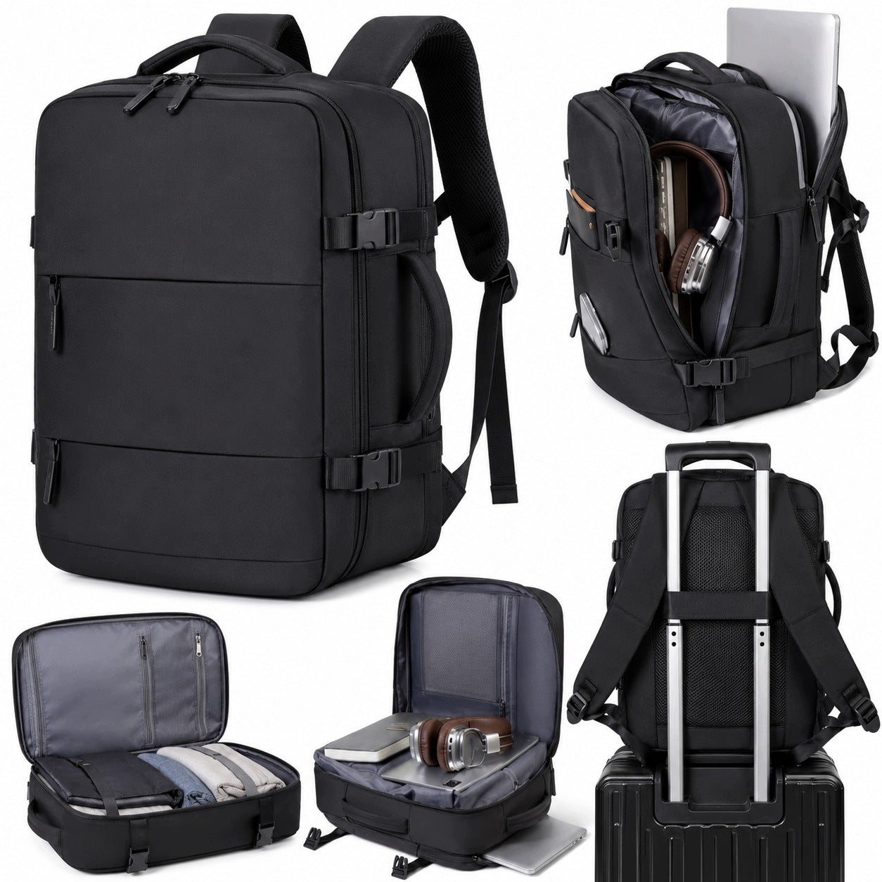 Cabin Backpack 40x30x20 Ryanair Hand Luggage Travel Laptop 15,6"