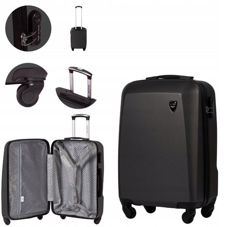 Cabin Suitcase WINGS small 55x40x20 carry-on luggage on Wheels