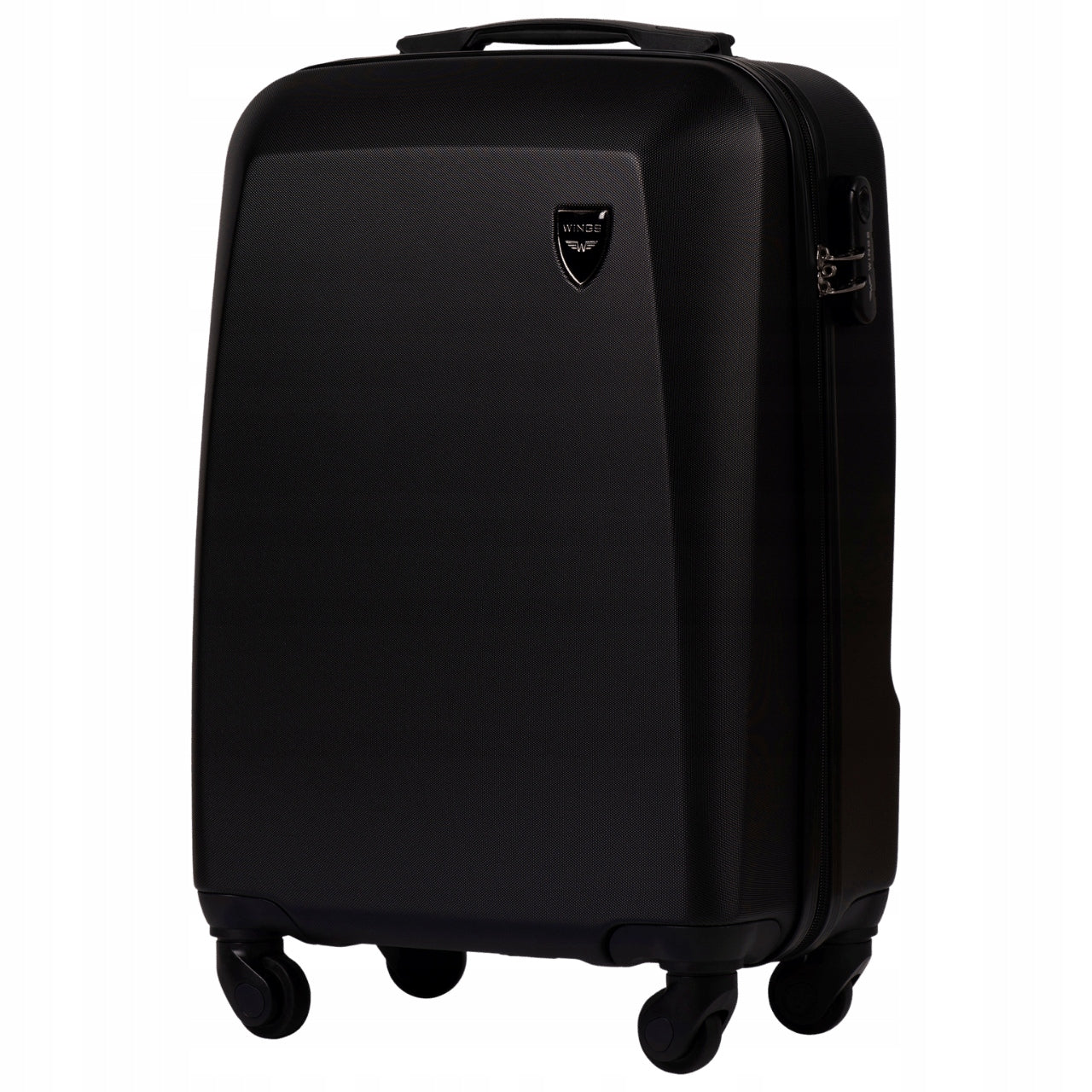 Cabin Suitcase WINGS with ABS+ 4 Wheels Small Hand Luggage Hard Solid Brand Wings