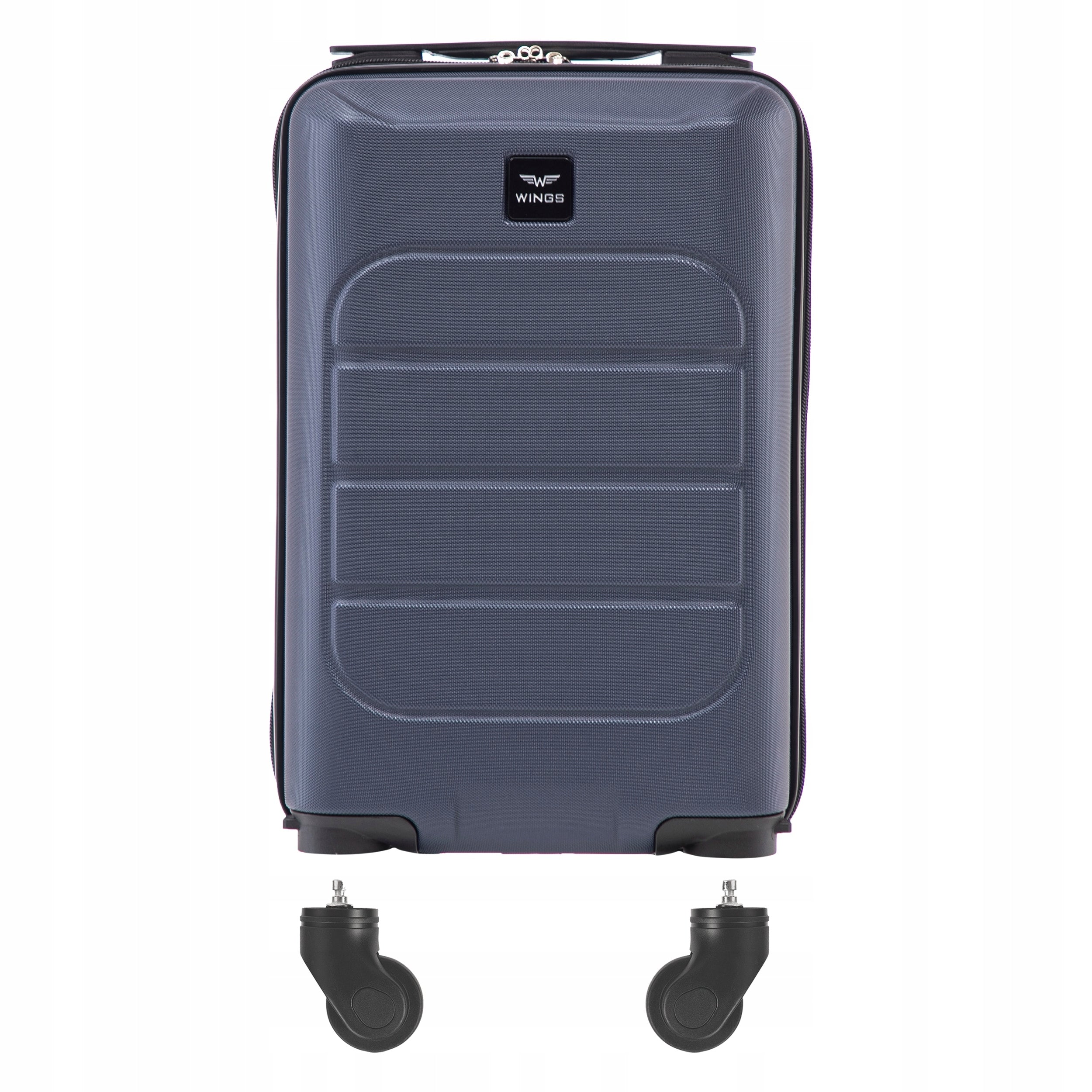 Cabin case 40x25x20 Ryanair WizzAir carry-on luggage ABS 4 wheels WINGS Brand Wings