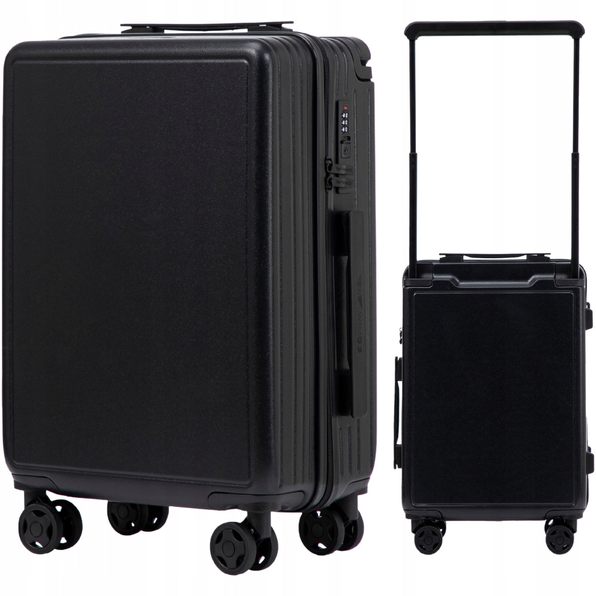 Cabin case WINGS Hand luggage 4 wheels TRAVEL SMALL HARD ABS