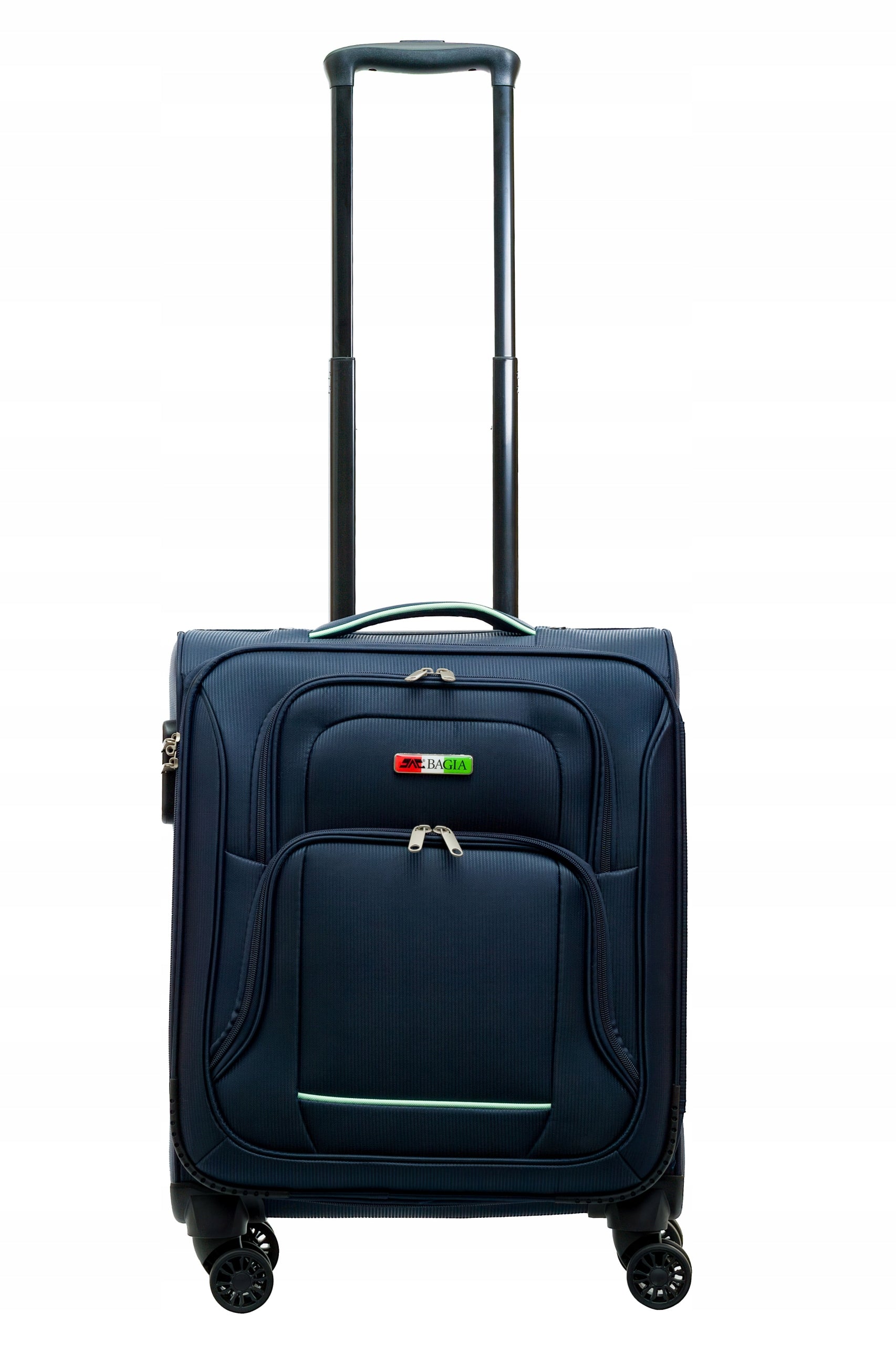 Cabin case small Bagia material 4 wheels light carry-on luggage bag Brand Bagia