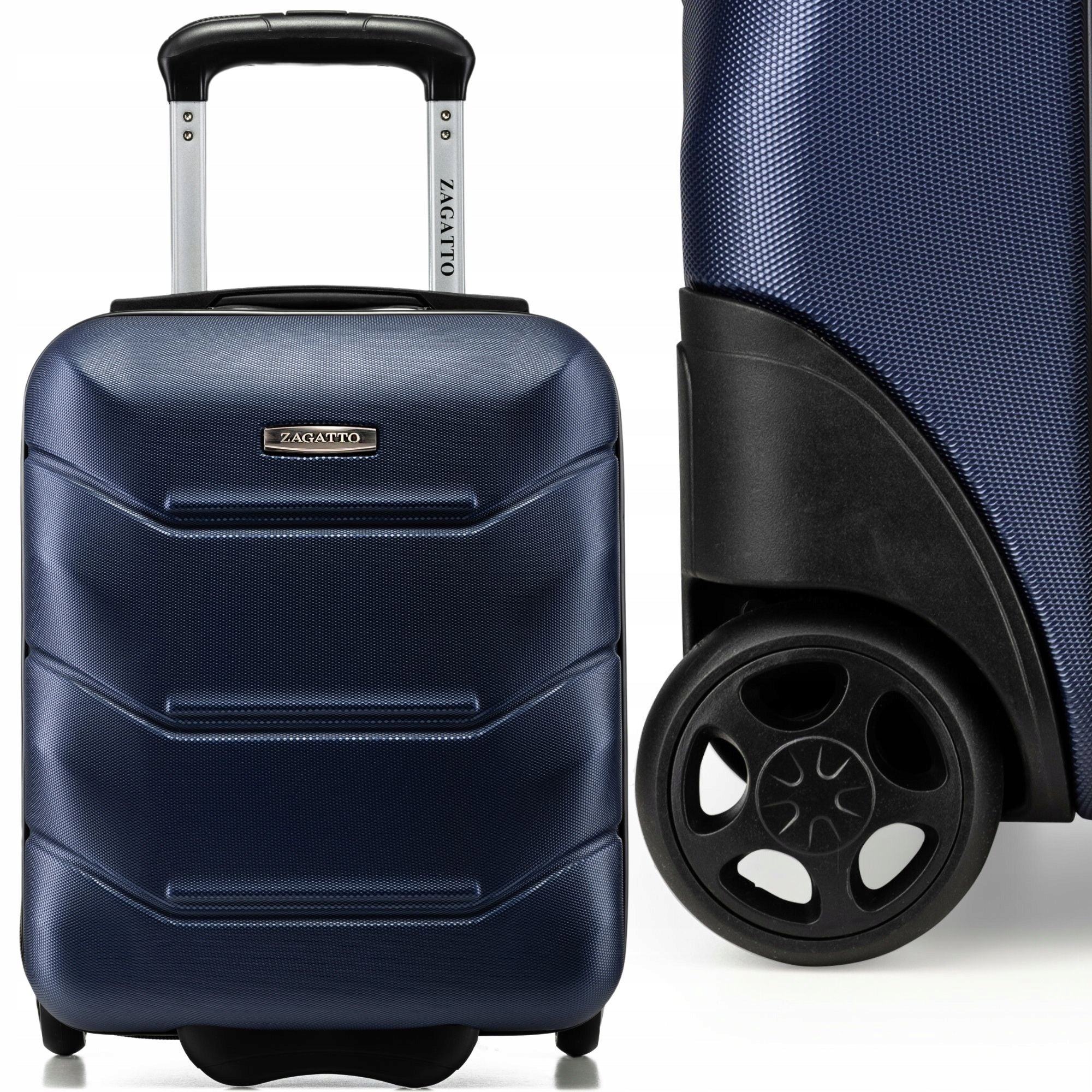 Cabin case small WIZZAIR on wheels 40x30x20cm hand luggage ZAGATTO Manufacturer code ZG507 ABS MINI BLUE