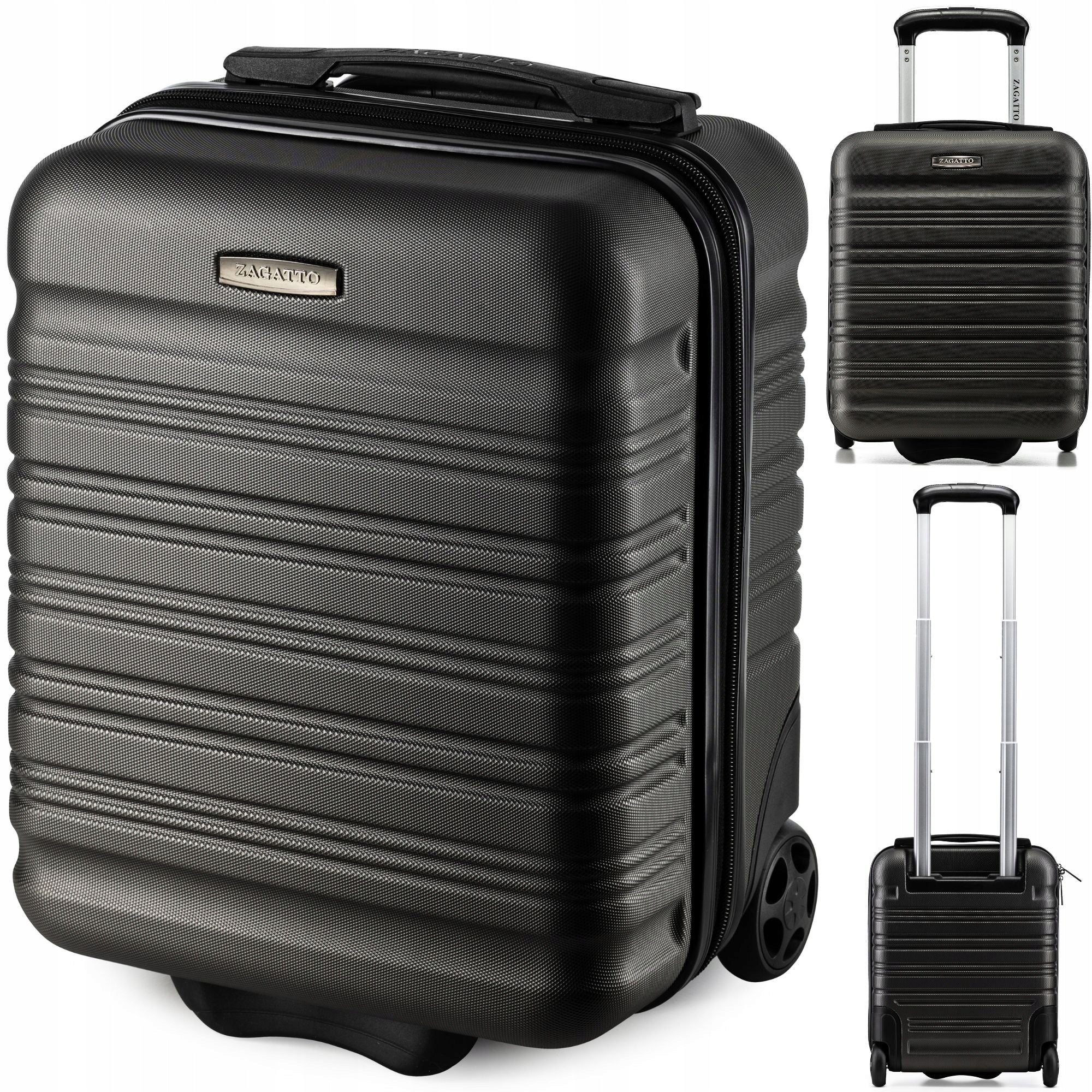 Cabin suitcase small on wheels 40x30x20 hand luggage ZAGATTO