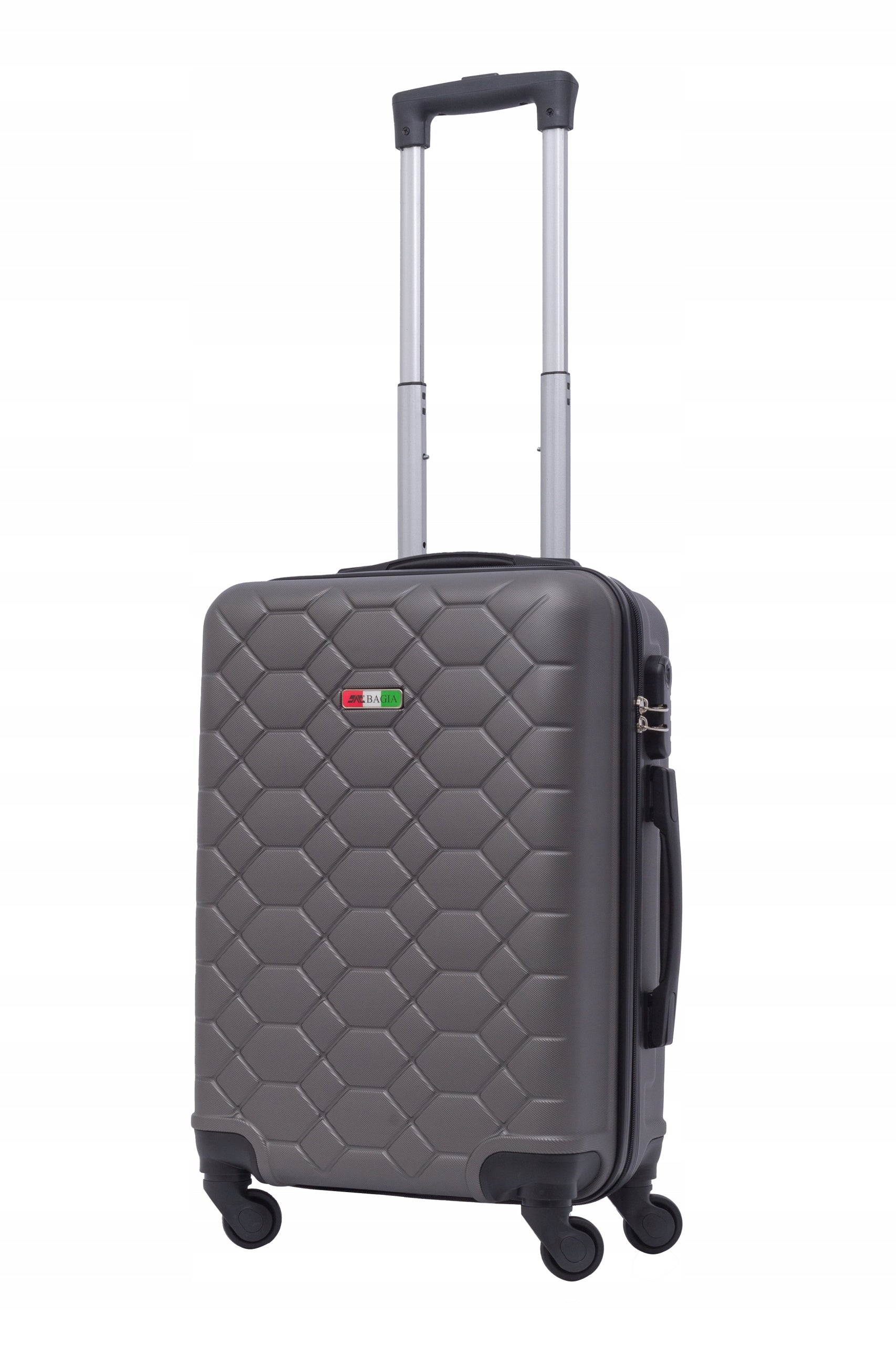 Cabin travel case Bagia Amsterdam 30l hard ABS 4 wheels colors Depth (shorter edge) 20 cm