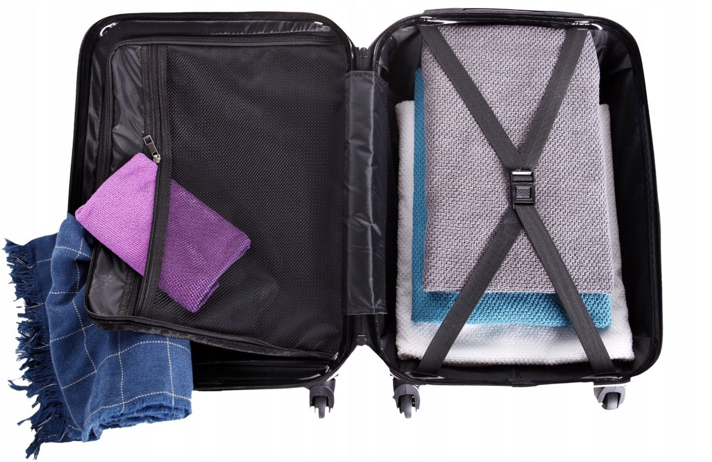 Cabin travel case Bagia Amsterdam 30l hard ABS 4 wheels colors Packaging status original