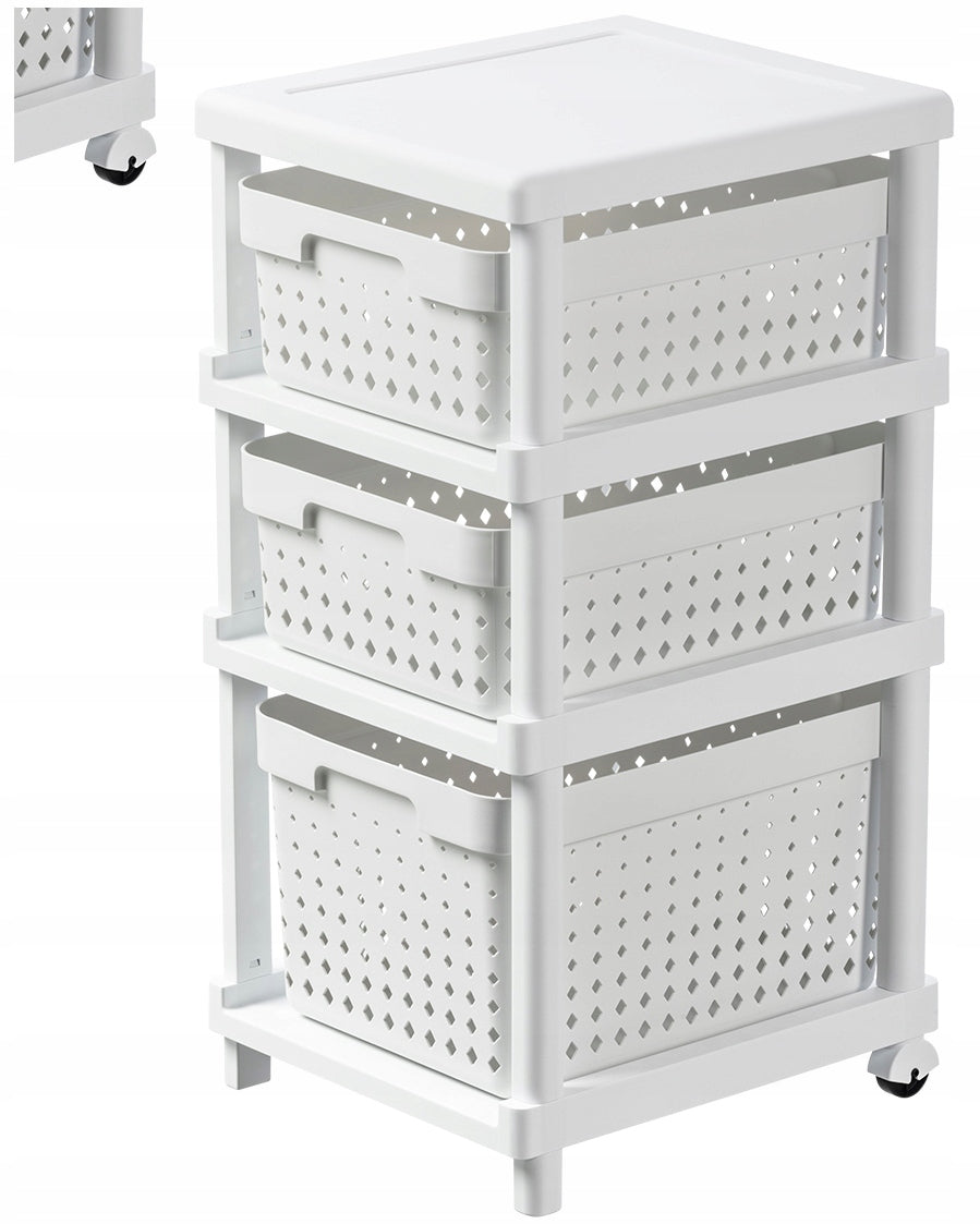 Cabinet Bookcase on Wheels Bathroom with Baskets Retractable Kitchen Bookcase Manufacturer code 6027